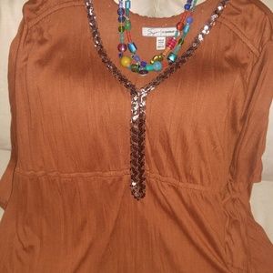 Avenue 3 quarter length sleeve top